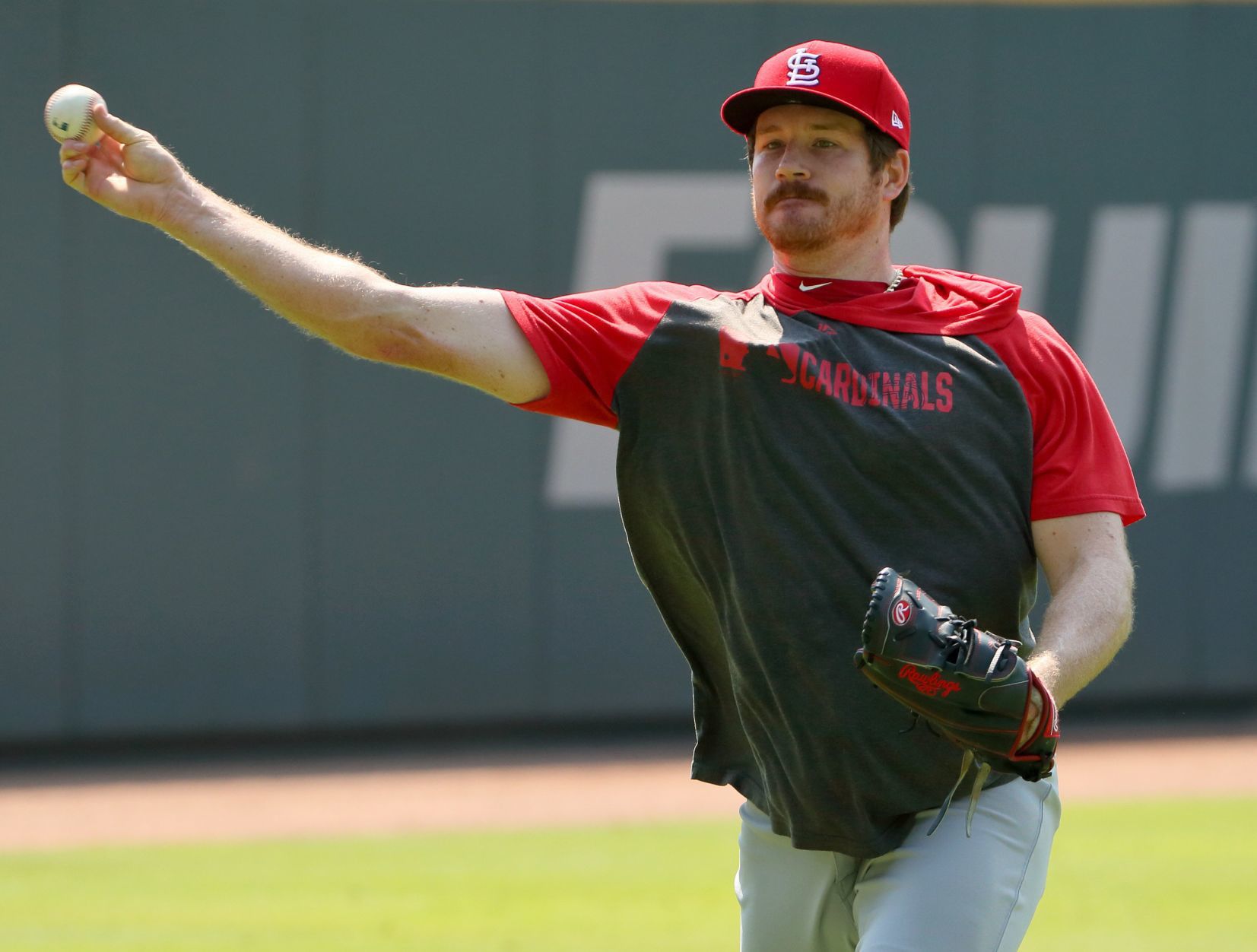 St. Louis Cardinals practice before Game 1 of NLDS in Atlanta